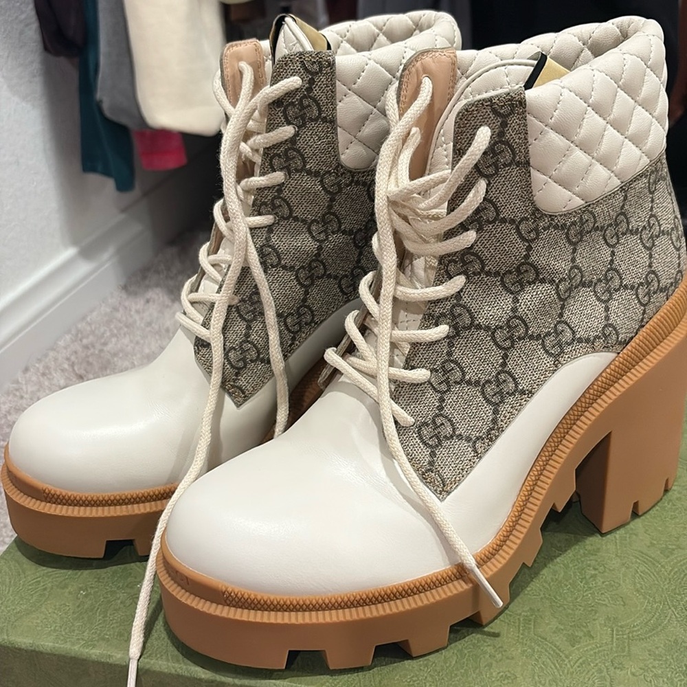 Gucci Combant Boots 39+